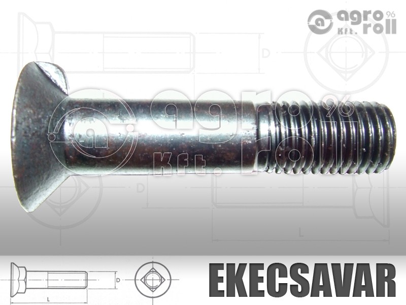 M16x80 körmös csavar